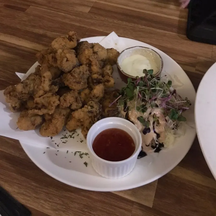 Homemade chicken gara-age made with chicken thigh