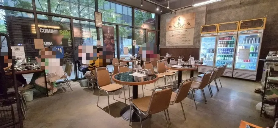 두산더랜드파크 C동 1층 영춘갈비 입구