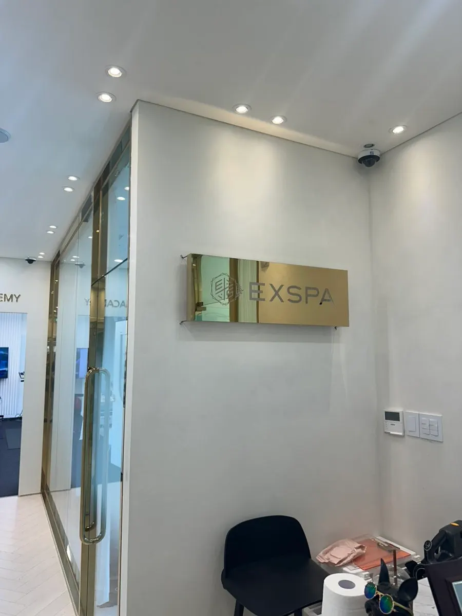 Interior of Xpa decorated in clean white tones