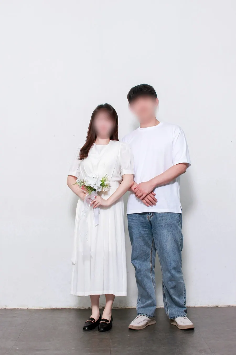 A sharply printed photo from the self-photo studio