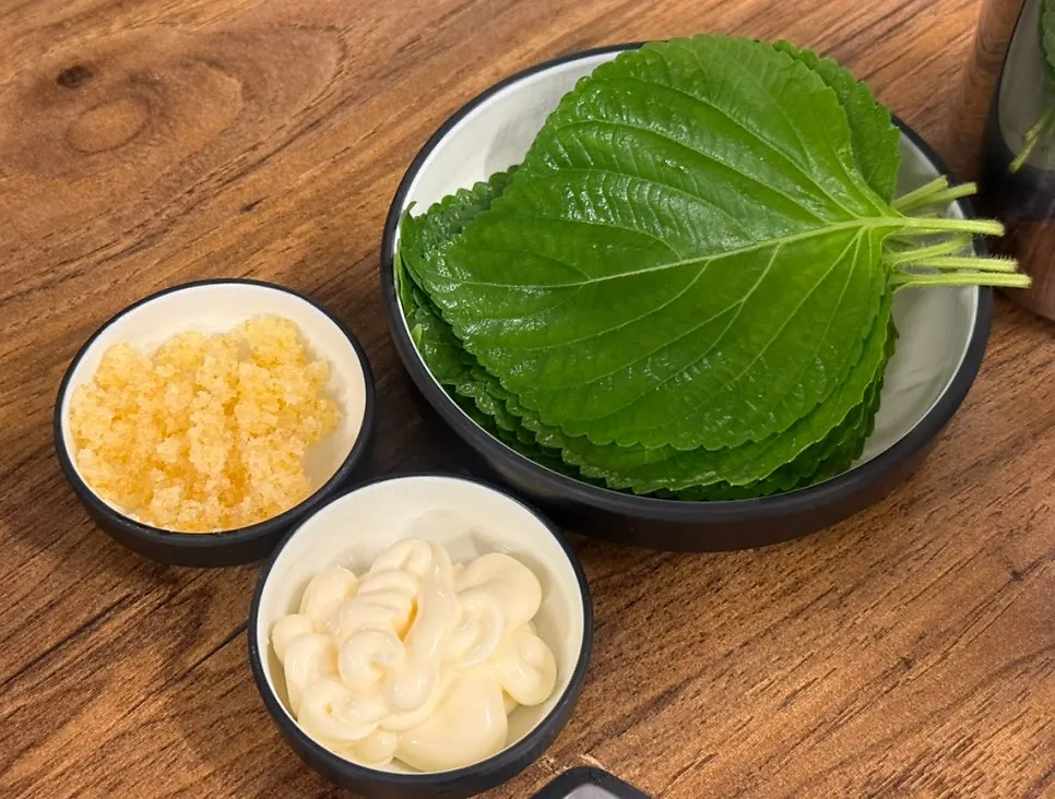 칼국수 쭈꾸미정식 한 상 차림