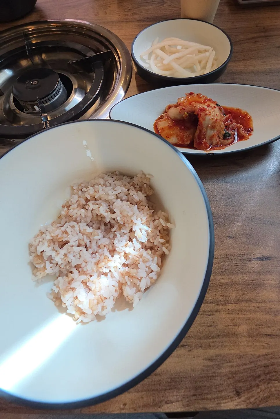 복해물칼국수 정식 기본 반찬 상차림