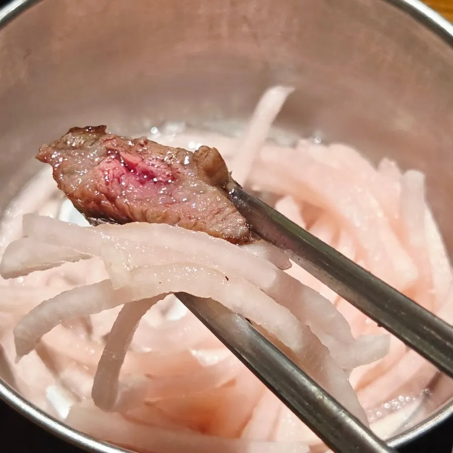 Isigny butter garlic sauce melting on the grill