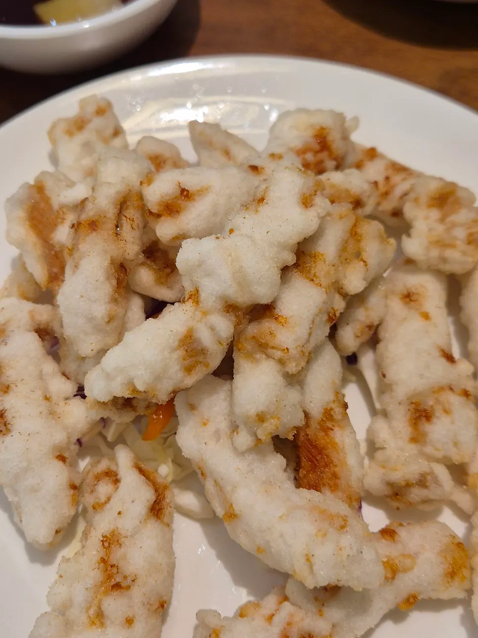 A plate of Yugwanjang's mini tangsuyuk