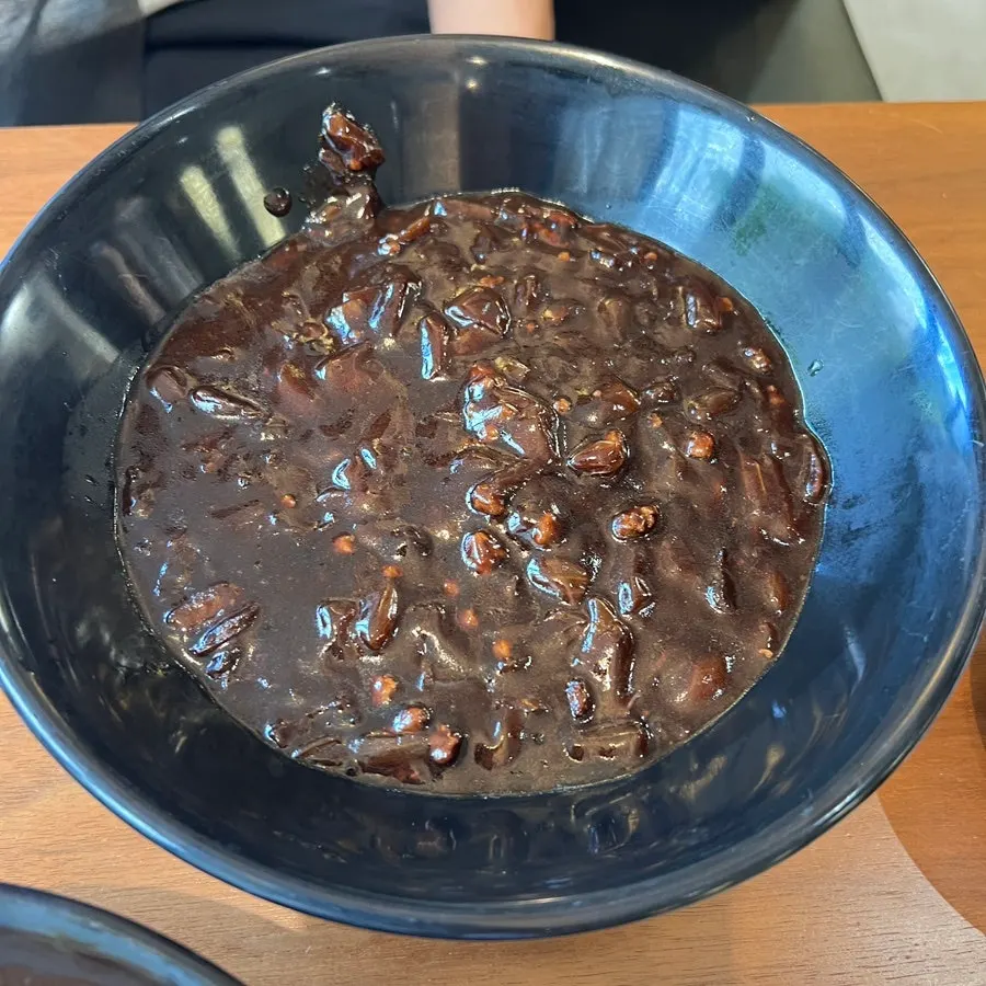 Close-up of a bowl of jjampong