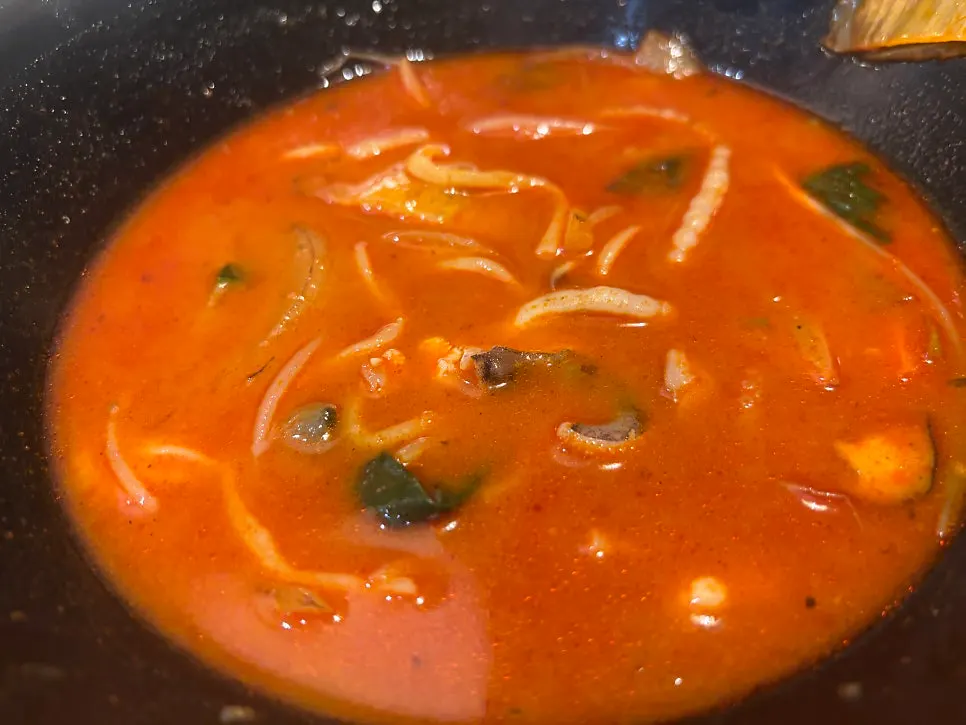 식사를 마친 테이블