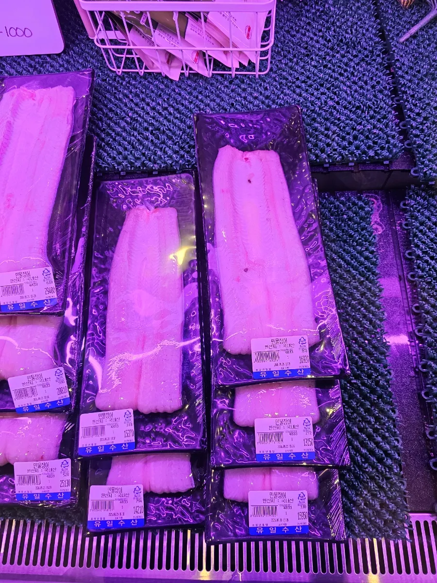 유일장어 활장어 1kg 한 팩