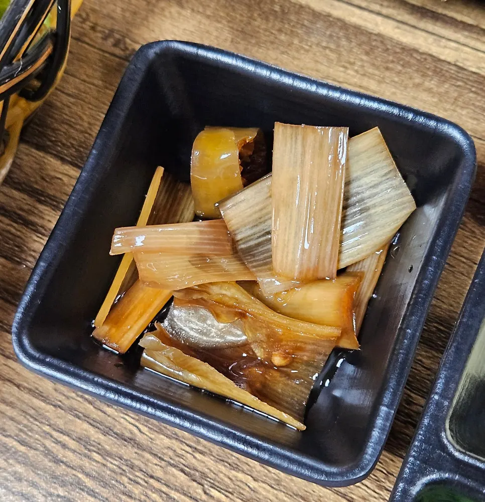 사장님이 직접 담근 대파 장아찌