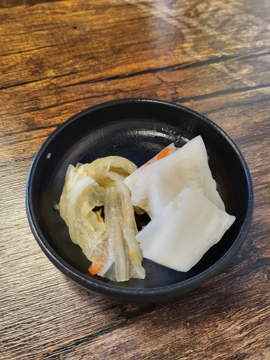 백김치와 깍두기 기본 밑반찬