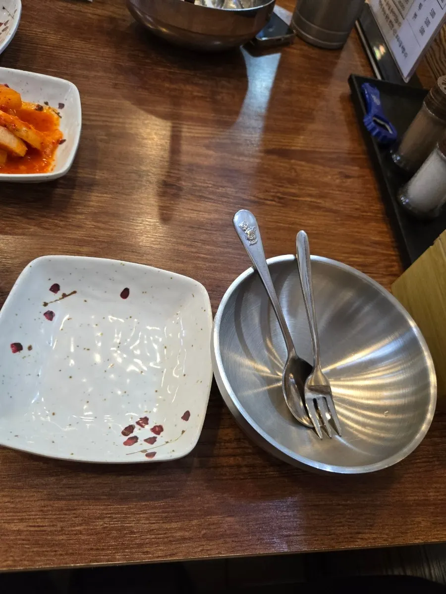 Baby spoon provided for the child