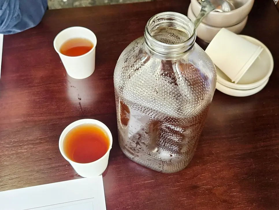 Various whiskey bottles used as highball bases