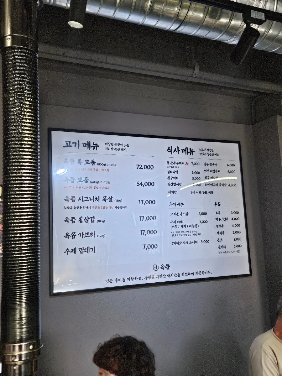 접시에 담긴 삼겹살 생고기