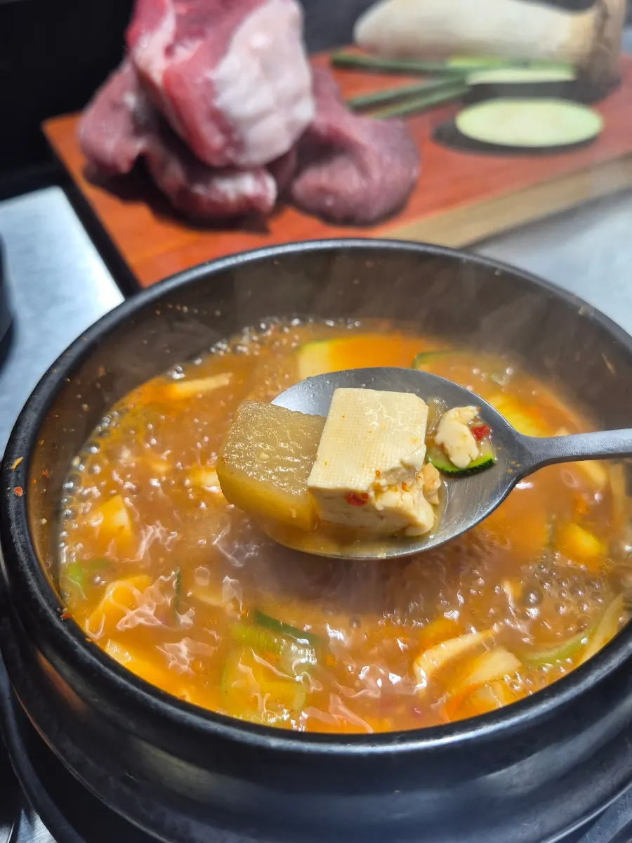 건더기가 든 된장찌개