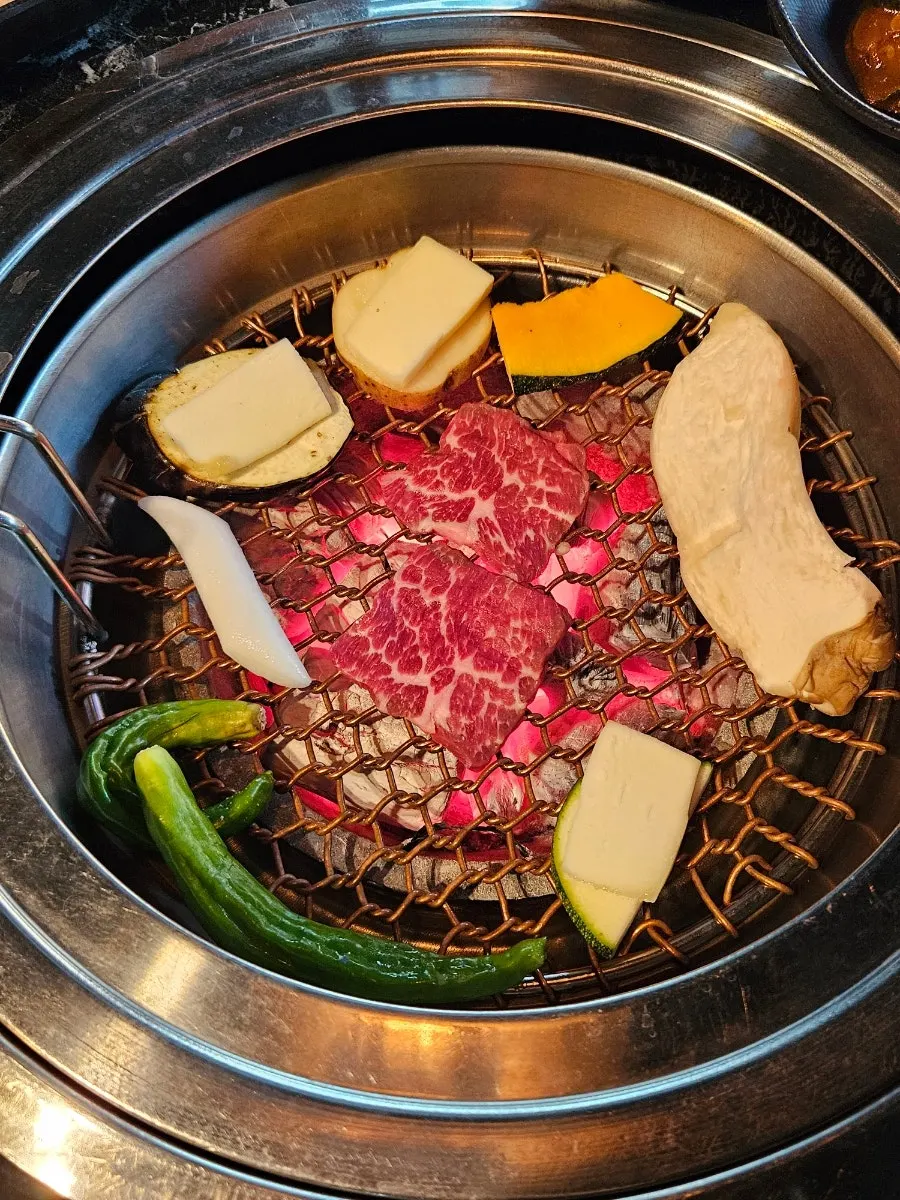 화력 센 숯불 불판