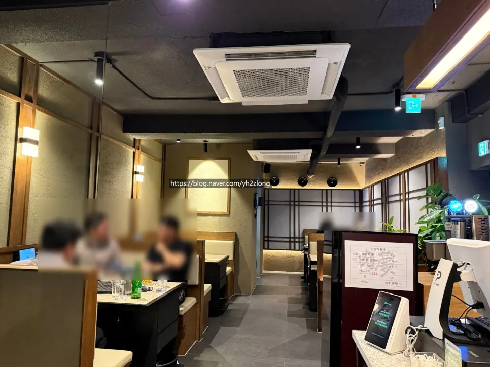 Calm dining hall inside Yukmong Bangi Direct Branch