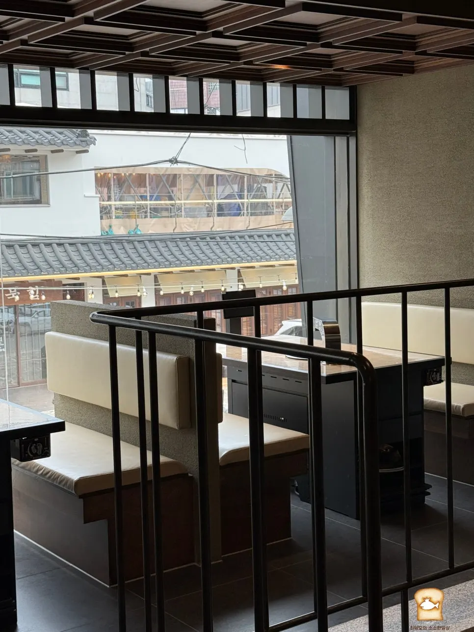 Interior spanning basement to 2nd floor