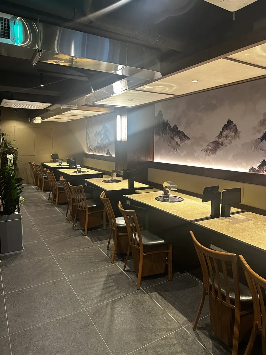 Interior of a private room on the basement floor