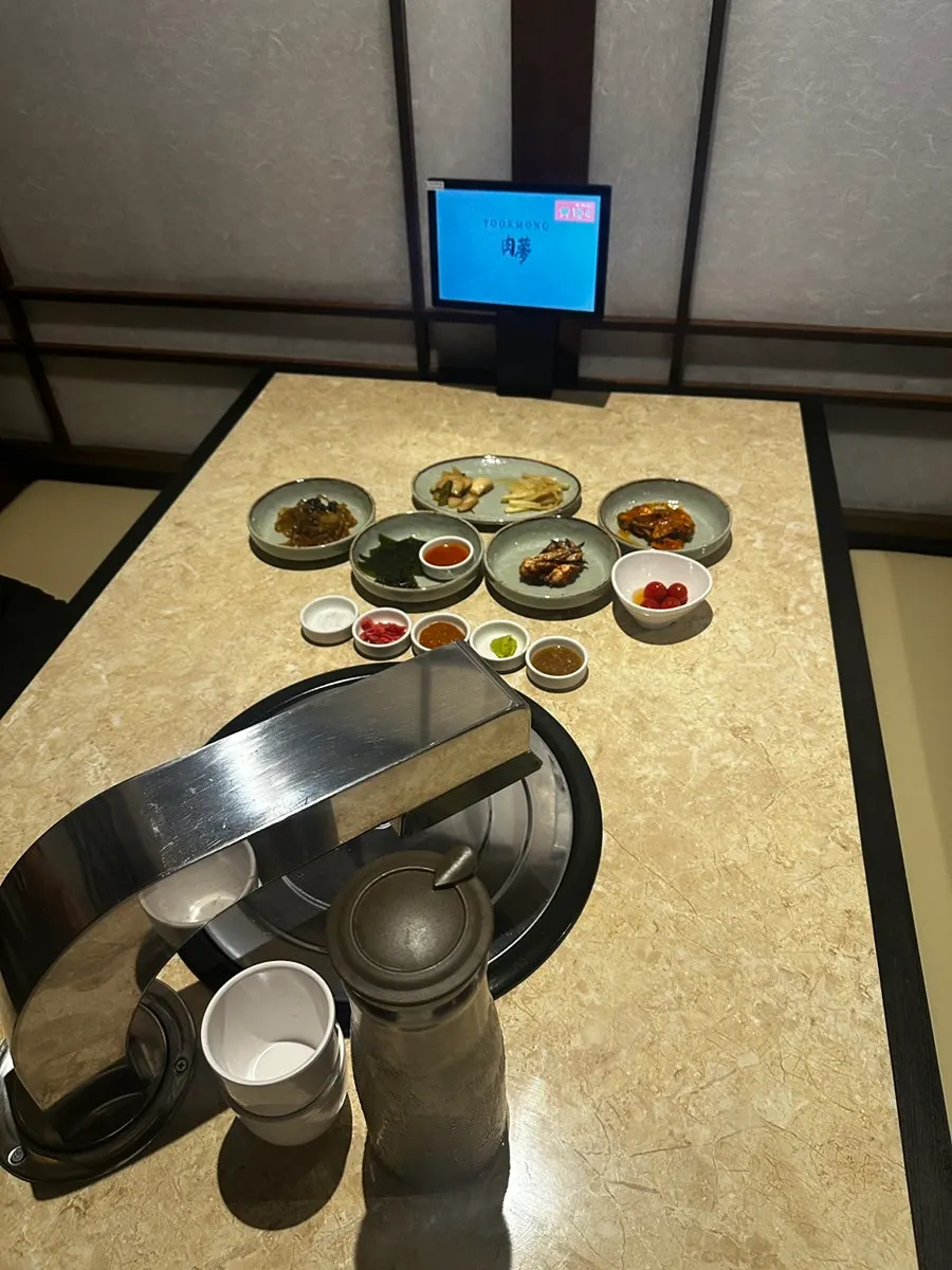 Side dishes set out on the table