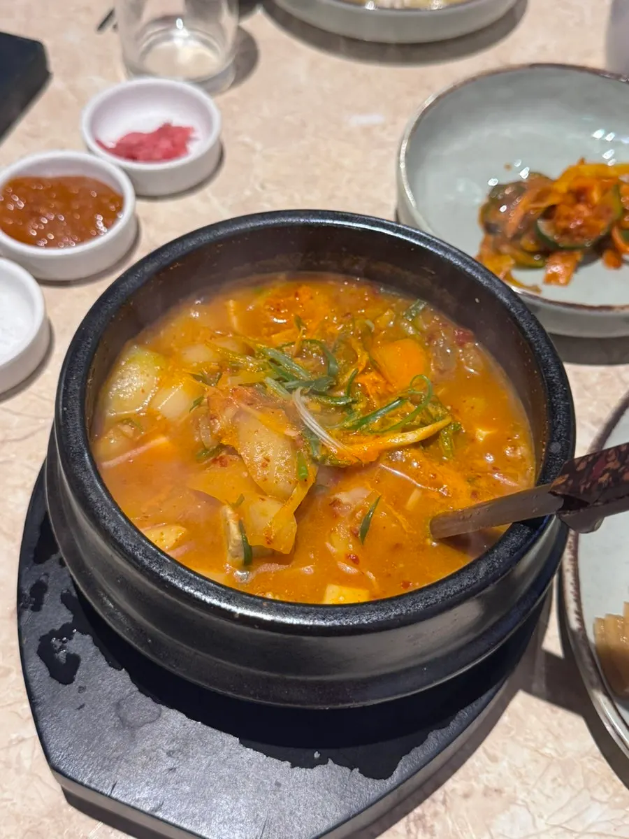 세트에 포함된 일품된장찌개