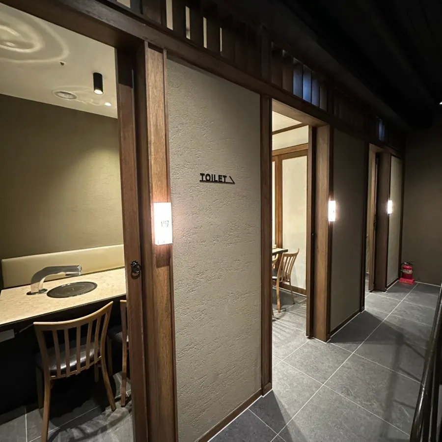 View of a basement-level private room