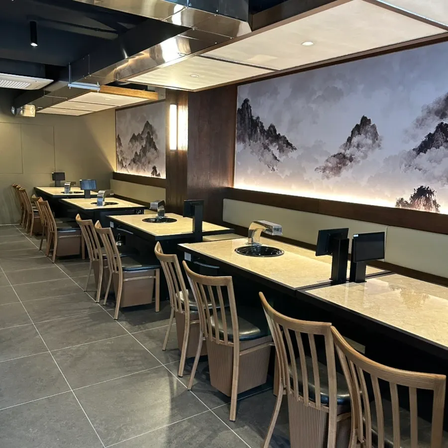 Second-floor seating area at Yukmong Bangi Direct Branch