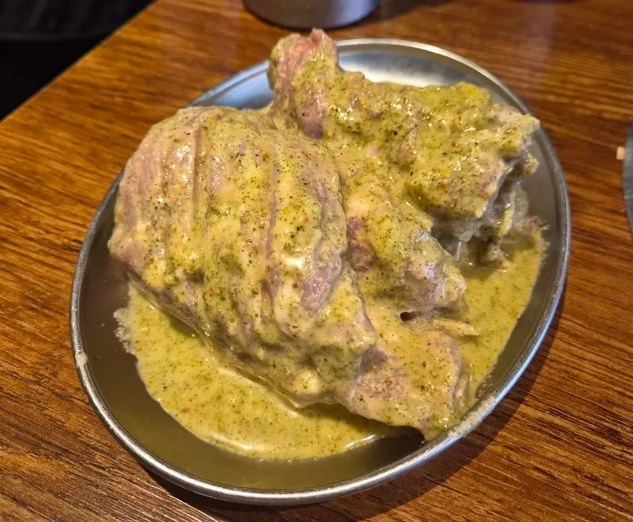 돼지고기 소고기 부위별 메뉴판