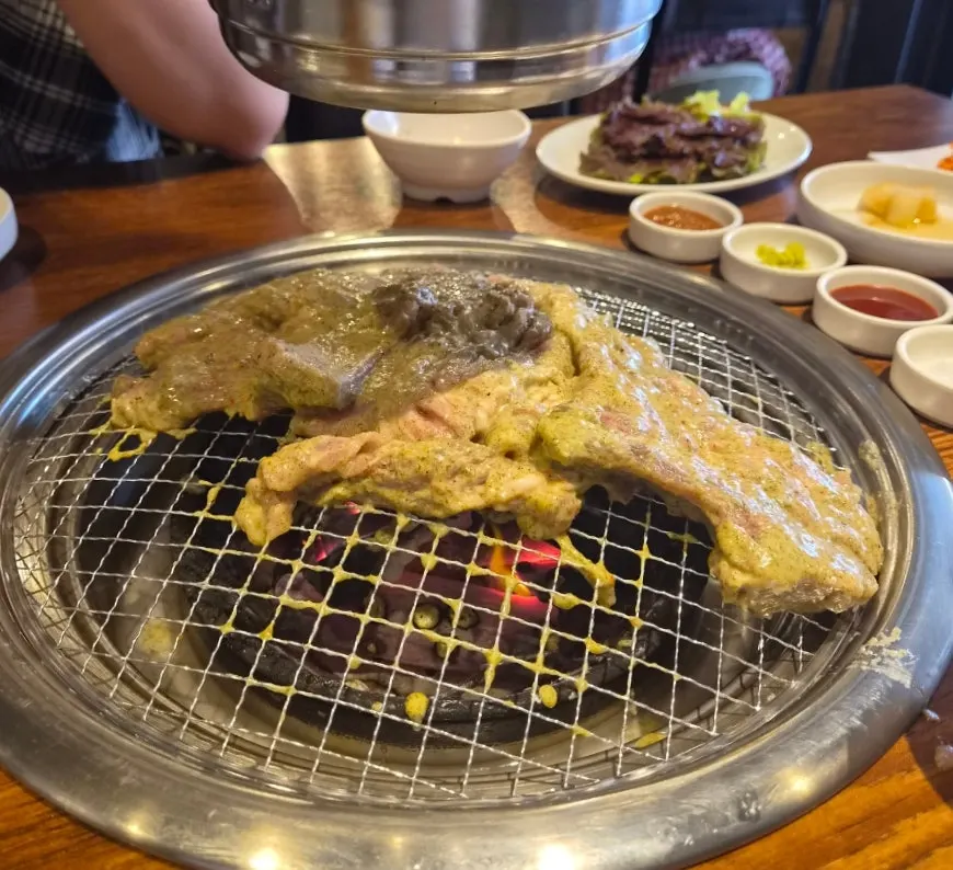 시그니처 슈렉갈비 250g 1인분 상차림