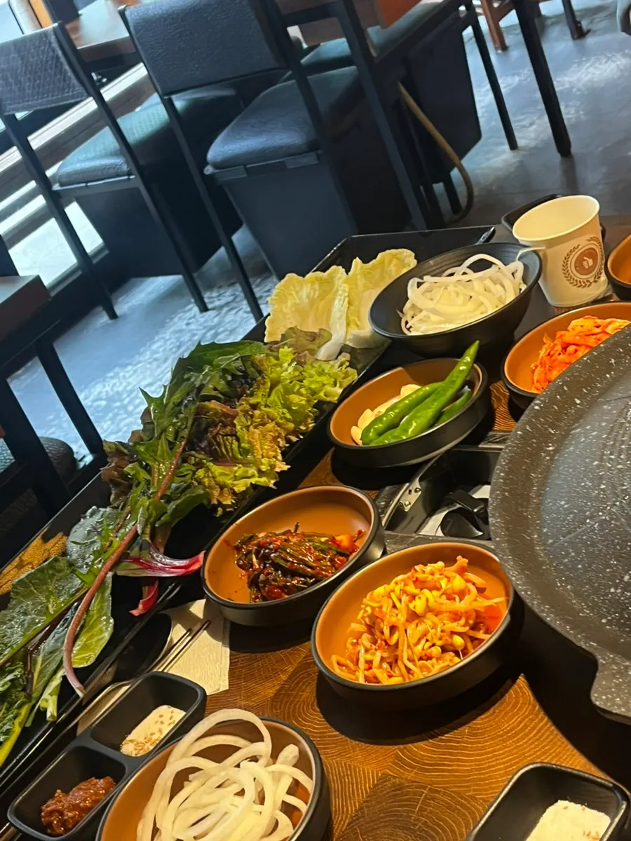 Table near the end of the meal