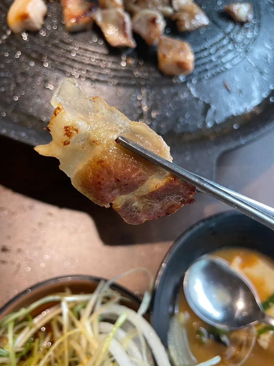 육쌈마을 논현역본점 저녁 식사 마무리 상차림
