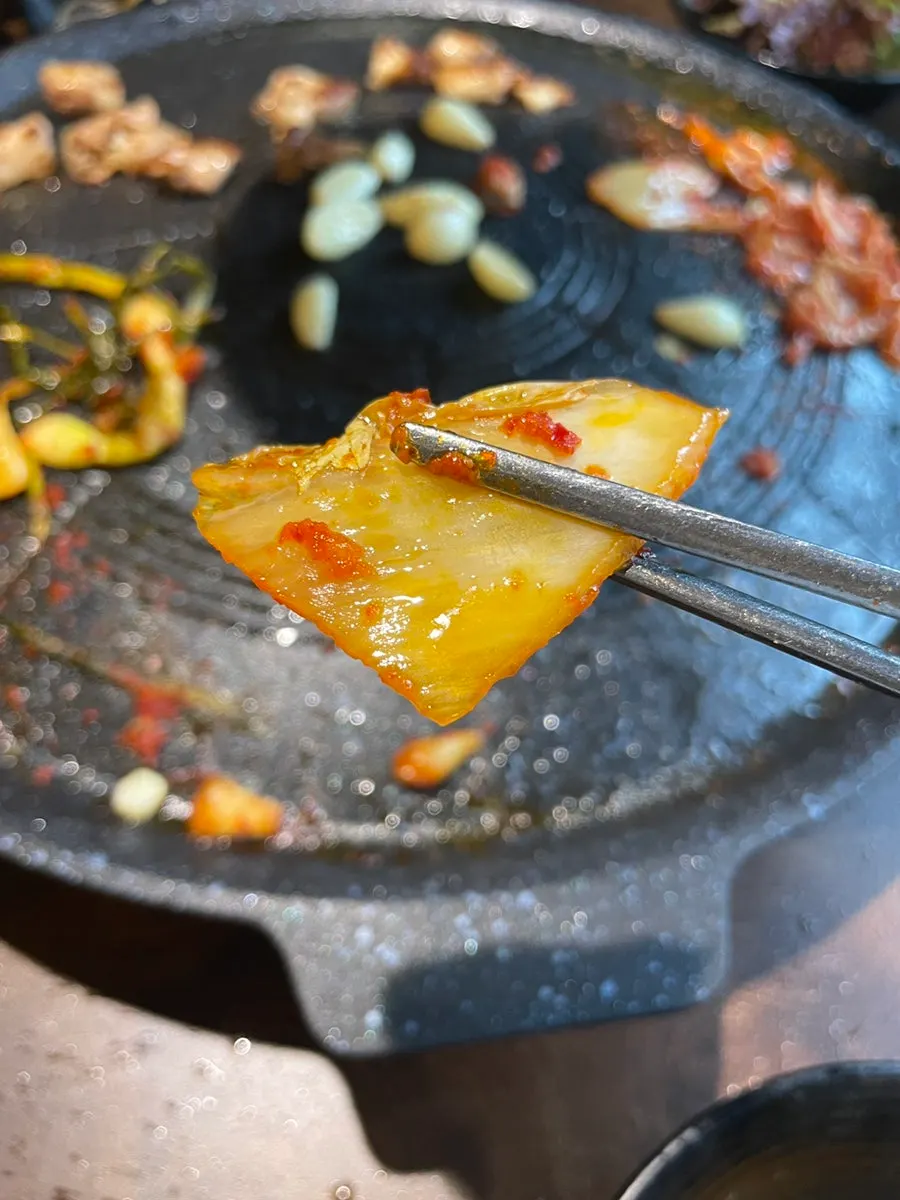 육쌈마을 논현역본점 식사 마무리 모습