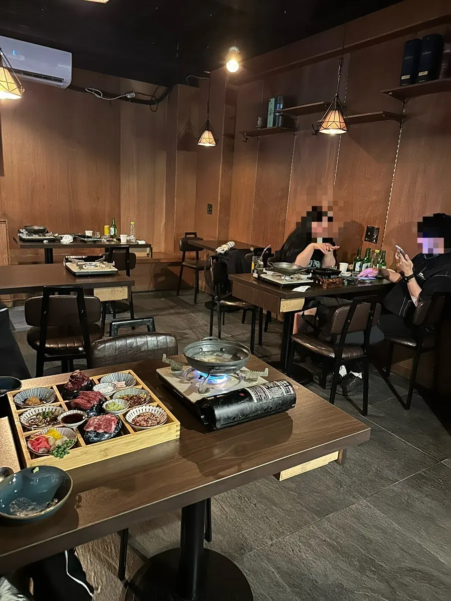 Wood-based interior design inside Yukyeonjeong Gyodong