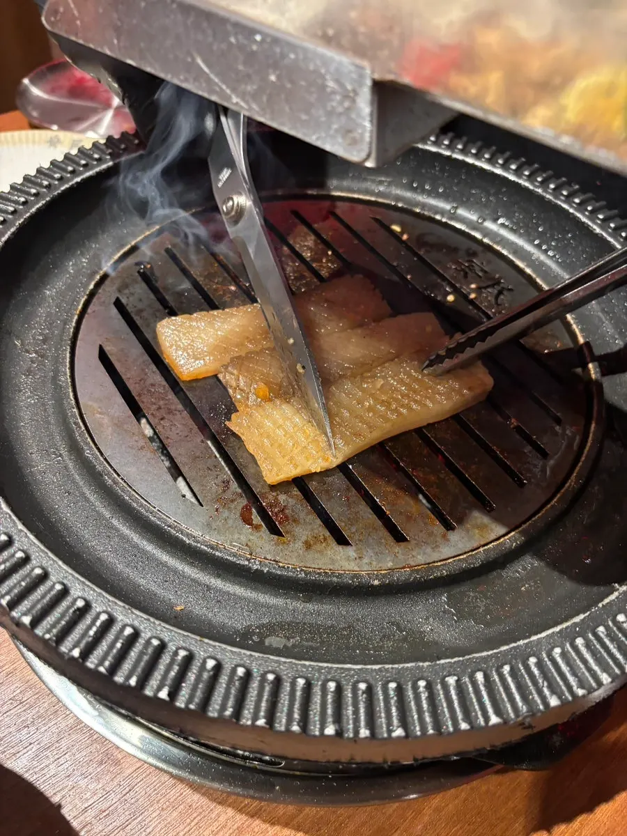 야채플래터와 고기