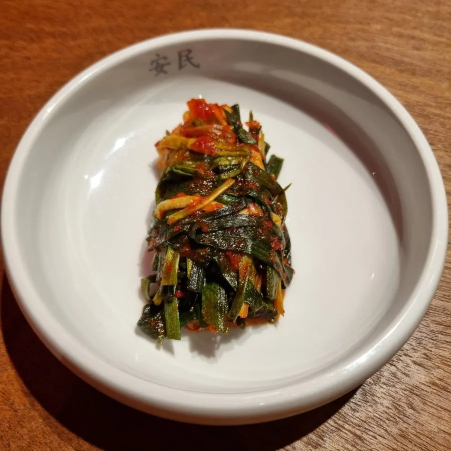계절장아찌 3종과 묵은지 반찬