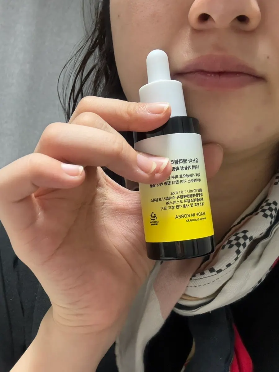 Dark spot ampoule in a morning and evening brightening routine