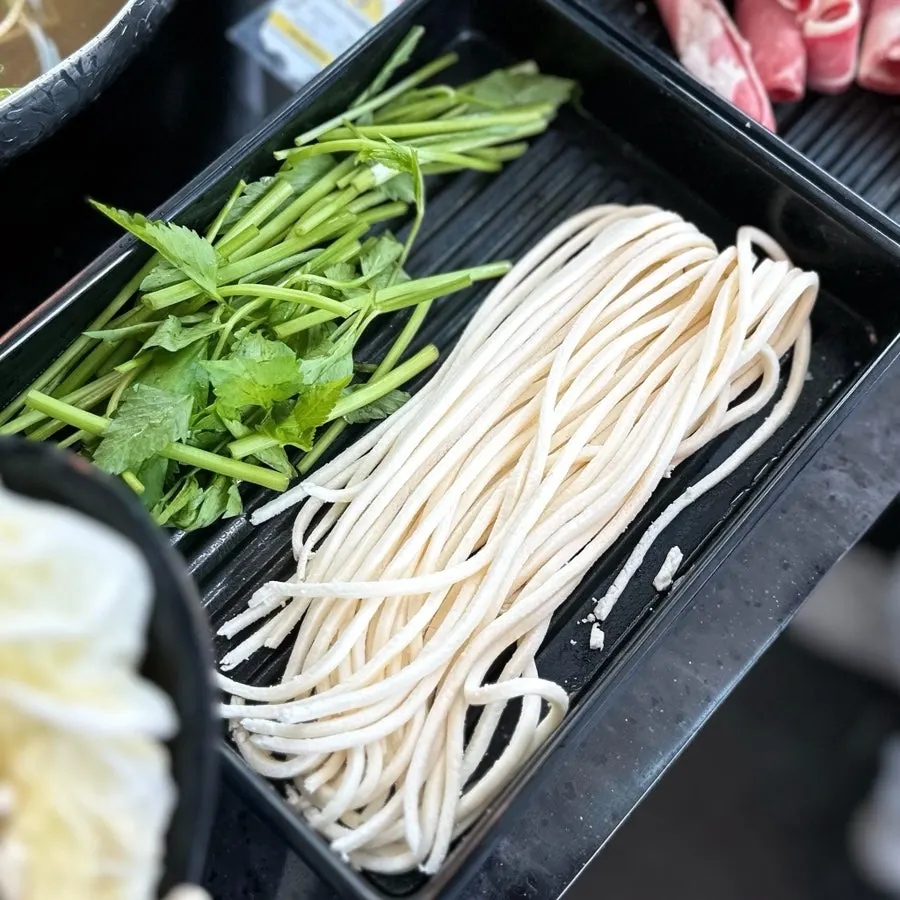 Beef chuck blanched in anchovy broth
