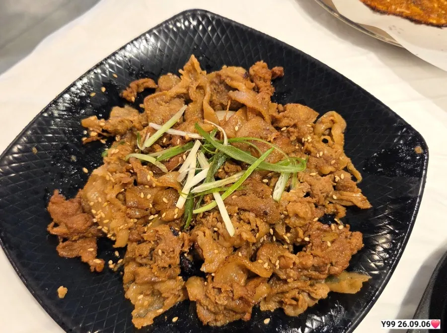 Marinated abalone served as standard
