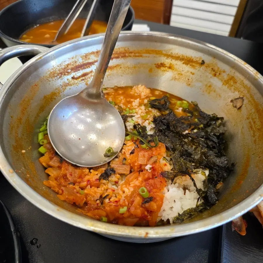 마무리 김치볶음밥
