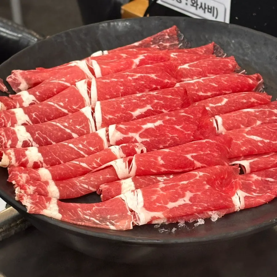 추가한 등심 140g 한 접시