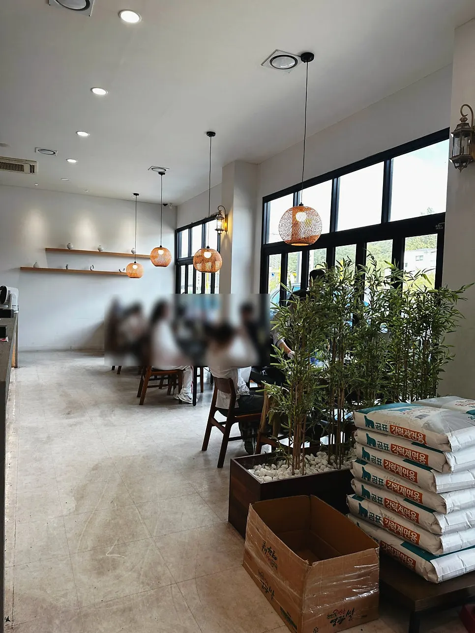 Generously spaced table layout