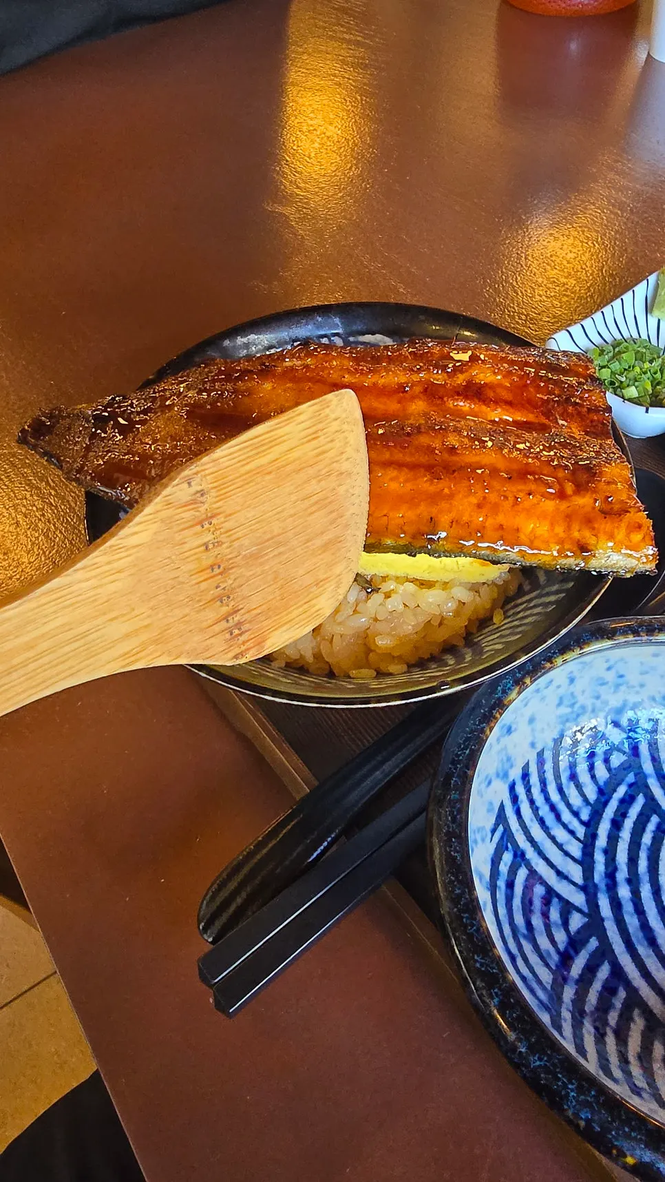 Full view of a set laid out at Yuok