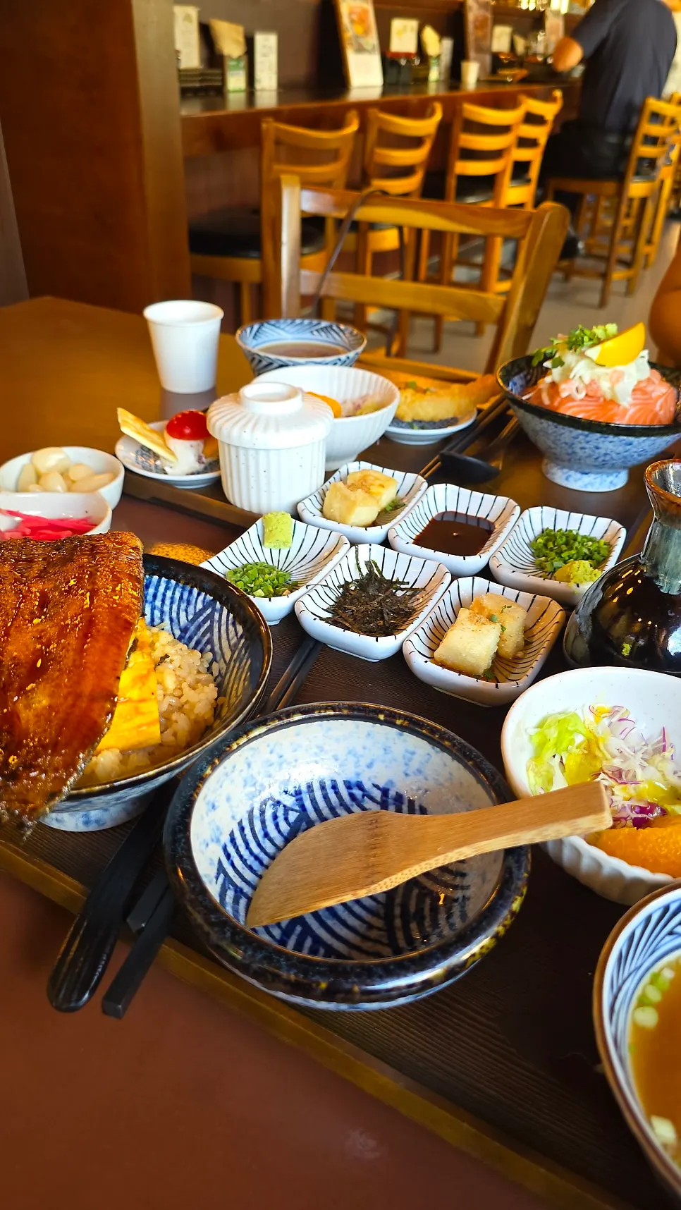 Close-up of glossy grilled eel