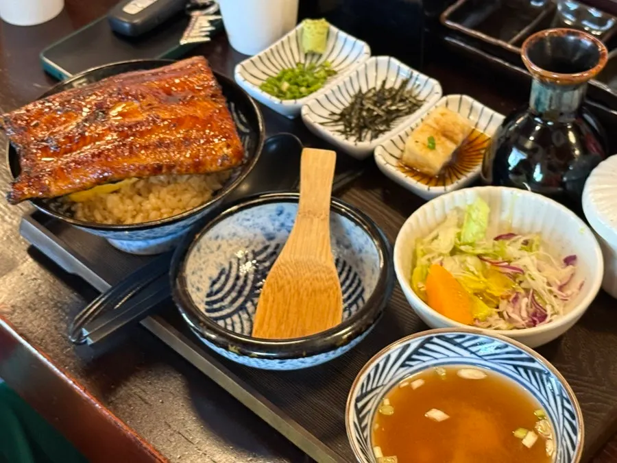 점보 우나쥬 한 상 전체 상차림