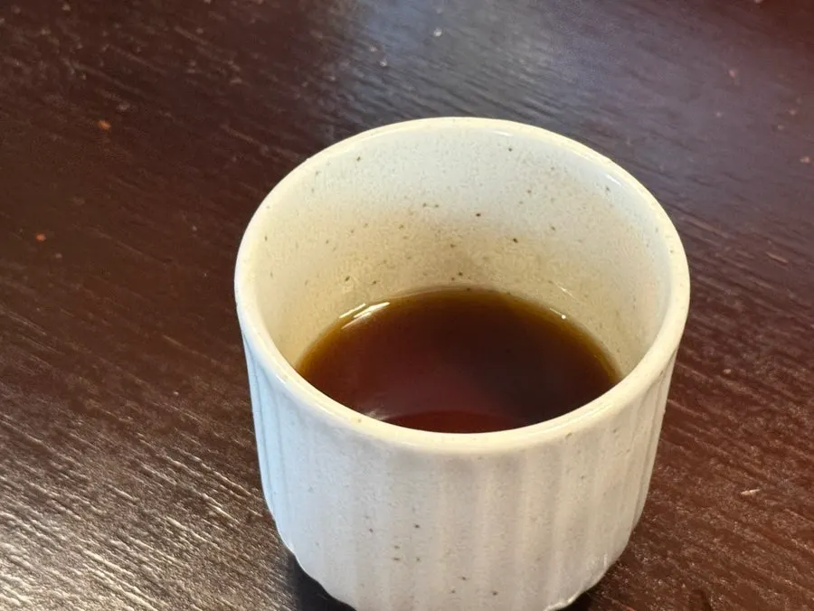 식사 마무리 매실차