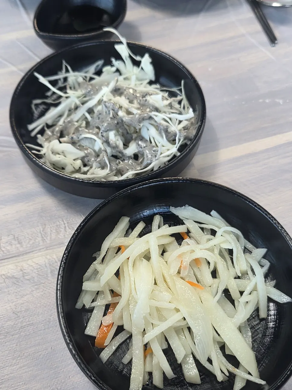 아구문어찜 전 기본찬 상차림