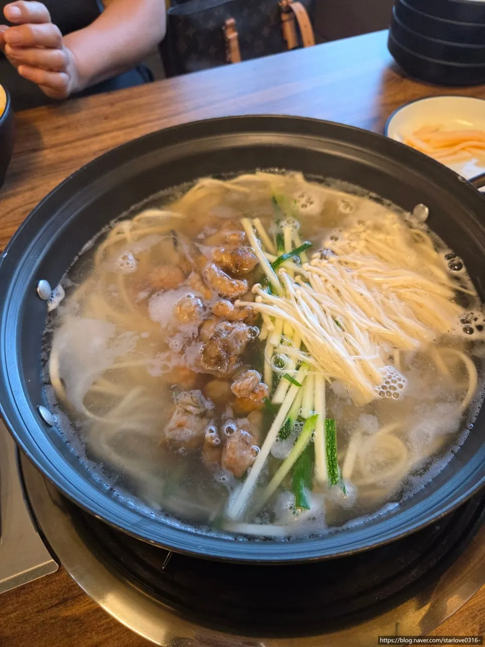 Spicy jjukkumi mixed with barley rice
