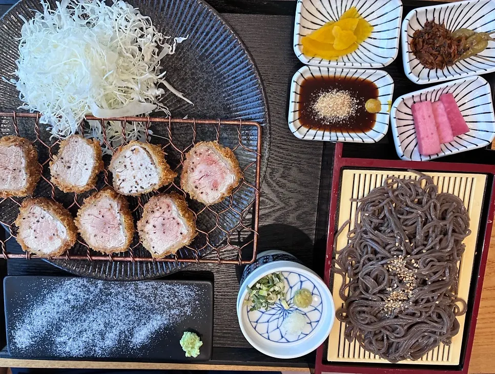 Pale pink cross-section of hirekatsu