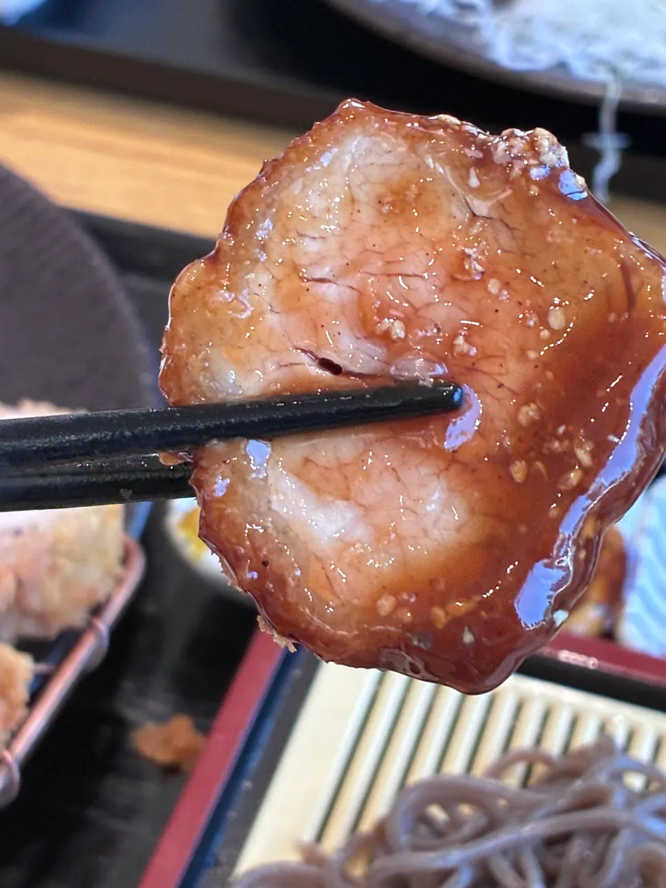 Tonkatsu sauce with ground sesame
