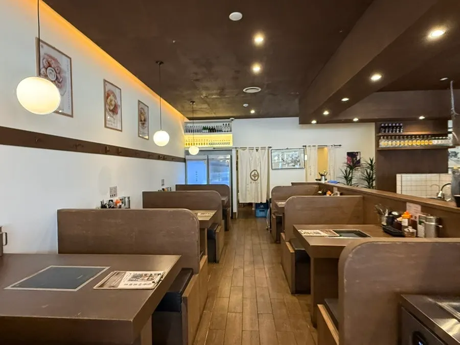Interior with four-person seating