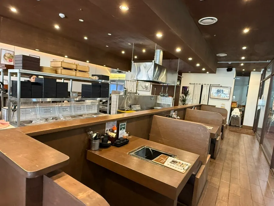 A table seat with a more private feel
