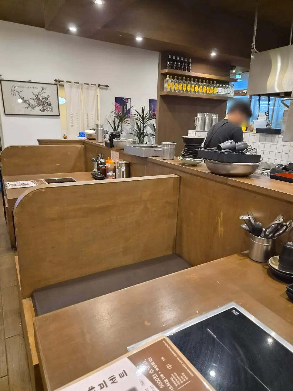 Yuyu Shabu dining area with widely spaced tables